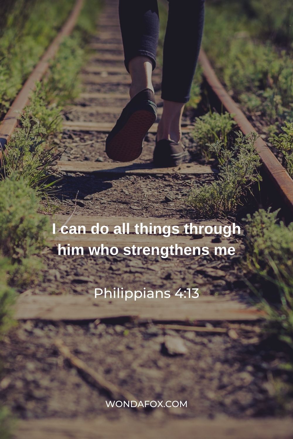 I can do all things through him who strengthens me