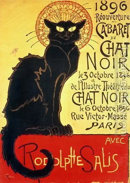 Le Chat Noir – Theophile Steinlen cats in art
