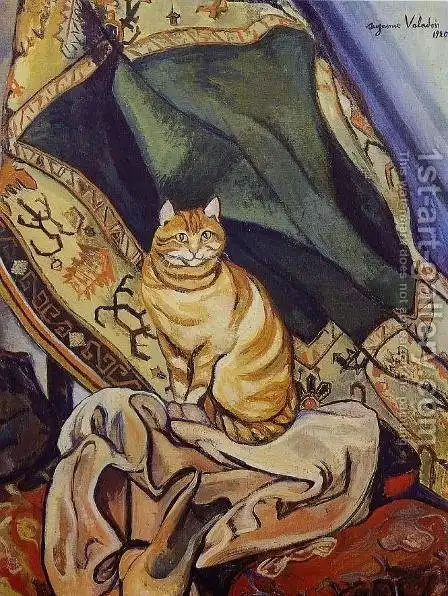 Raminou Sitting on a Cloth – Suzanne Valadon