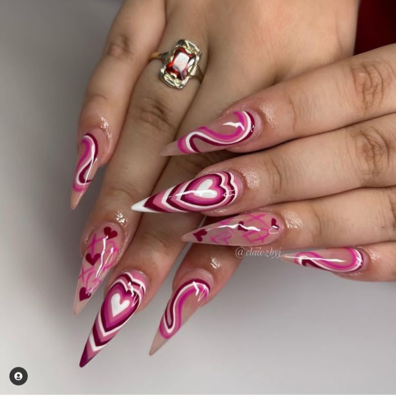 25 Stunning Stiletto Nails Ideas For Every Type Of Special Event 20
