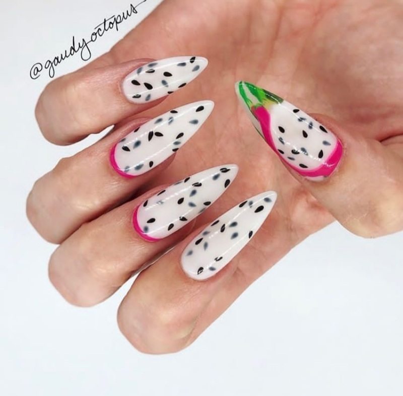 Summer fruit nails