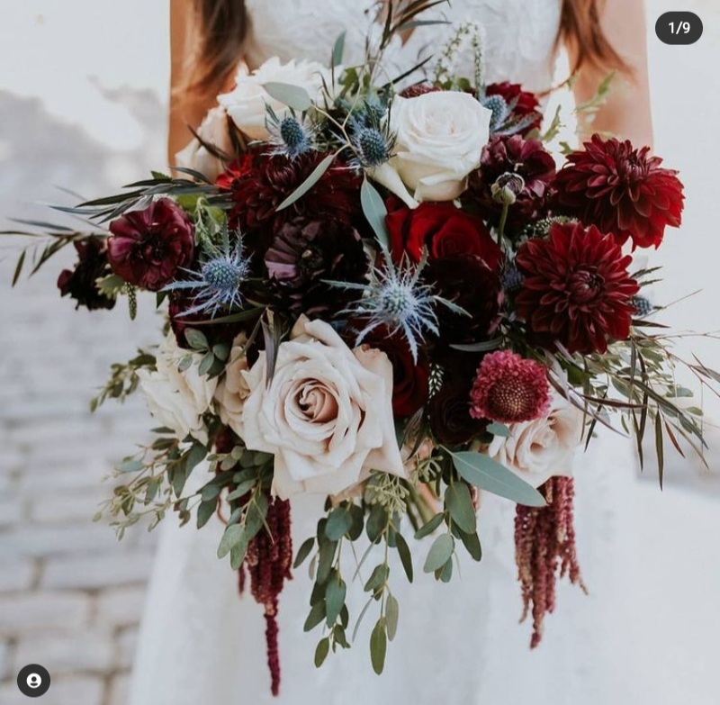 Burgundy Wedding Color Palette - The Glossychic