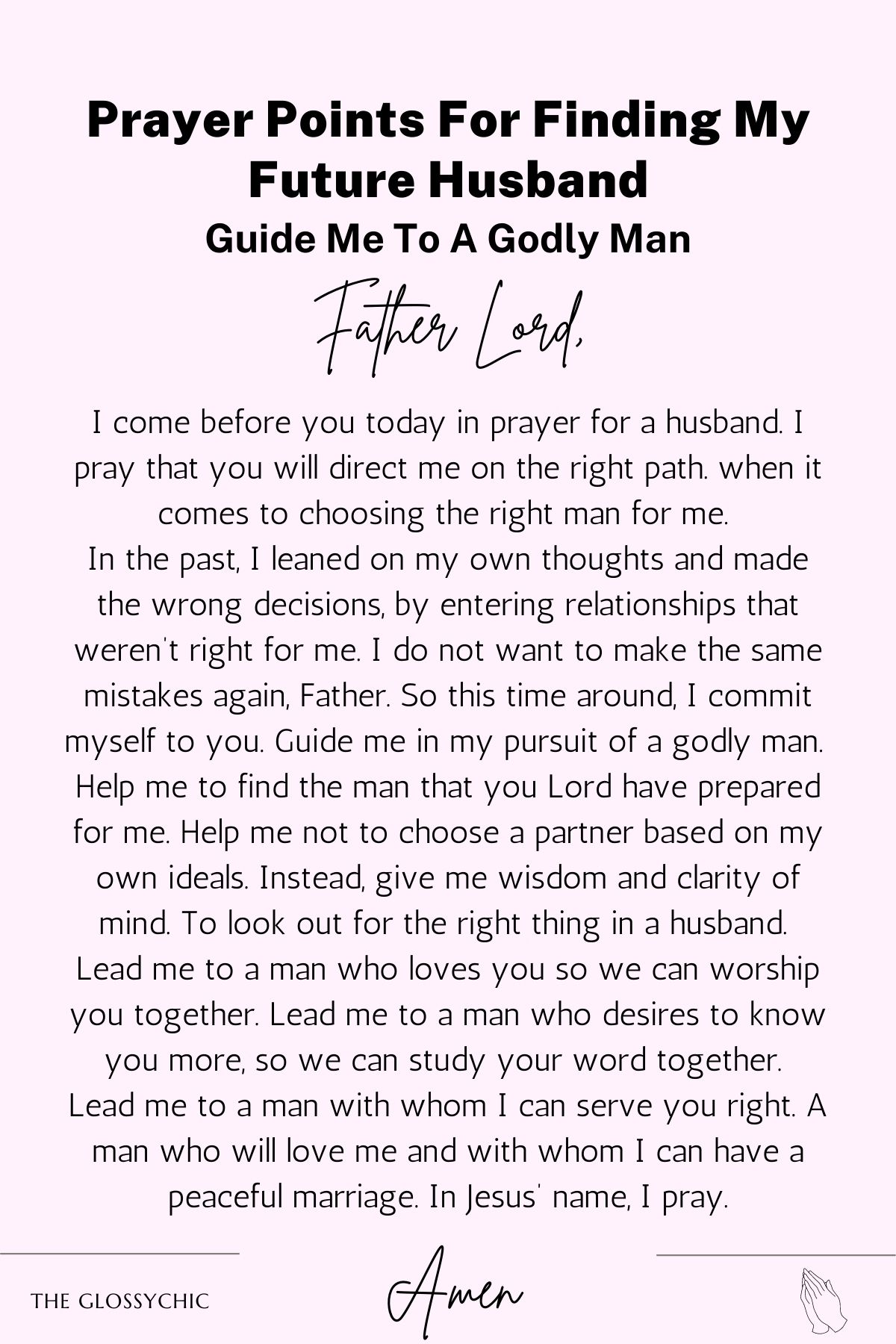 Guide Me To A Godly Man