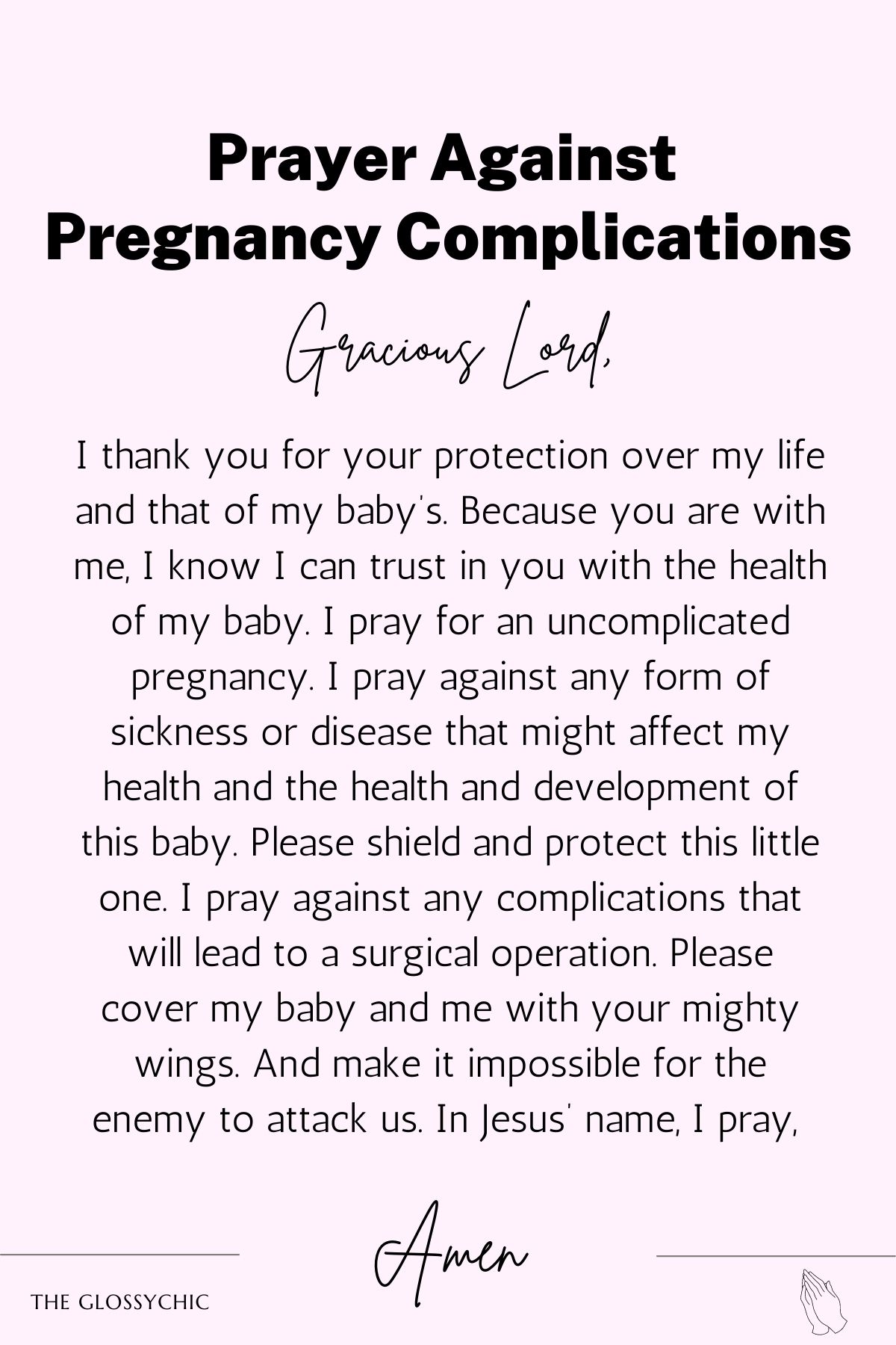 Prayer against pregnancy complications - prayer points for pregnant women
