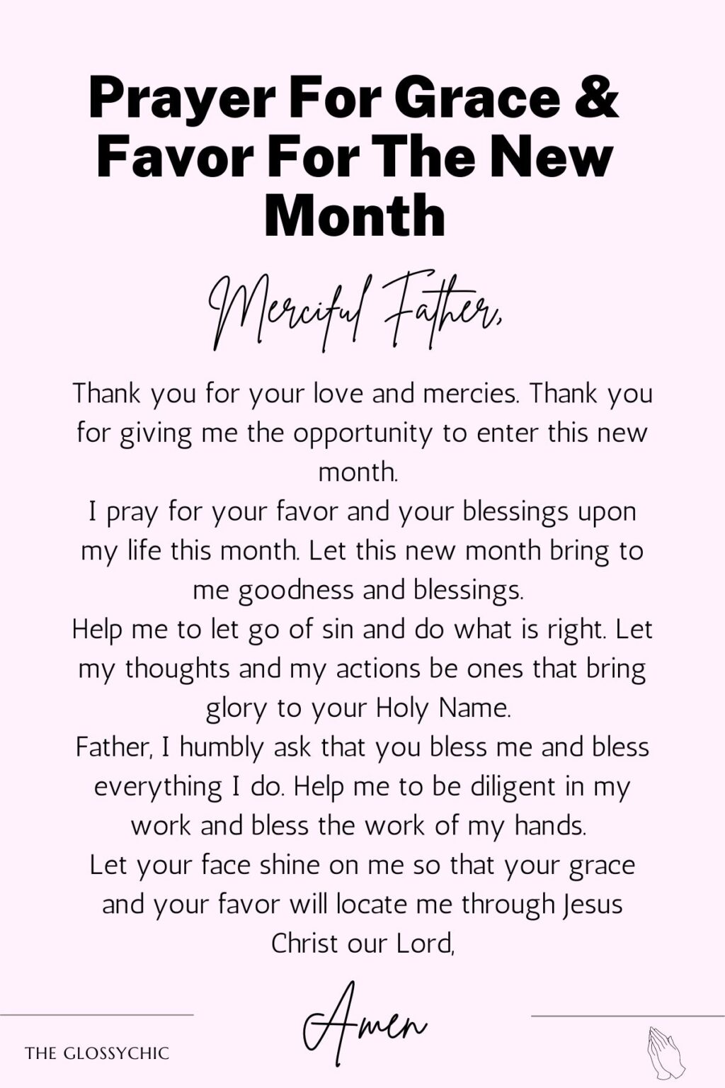 5 Prayer Points For The New Month - The Glossychic