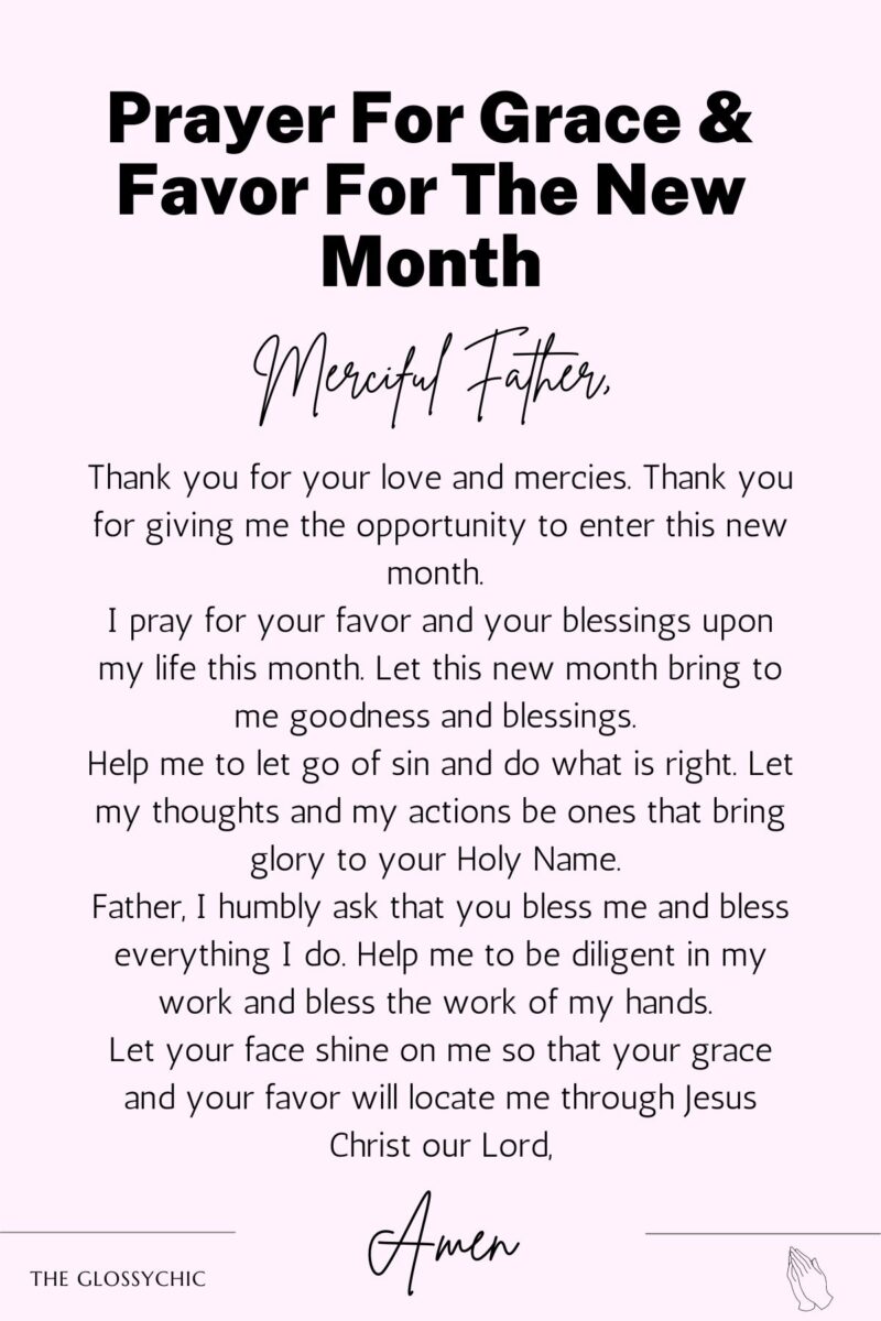 5 Prayer Points For The New Month - The Glossychic