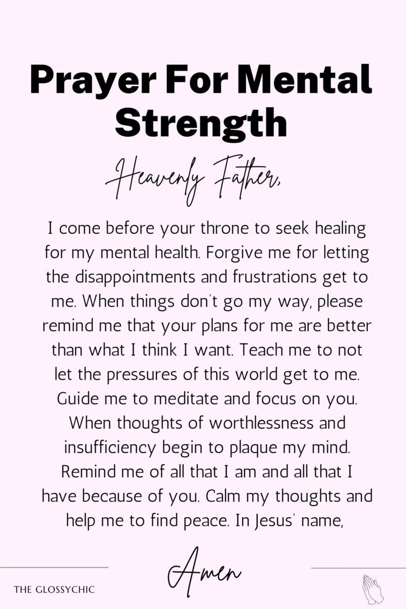 17 Prayer Points For Healing And Strength - The Glossychic