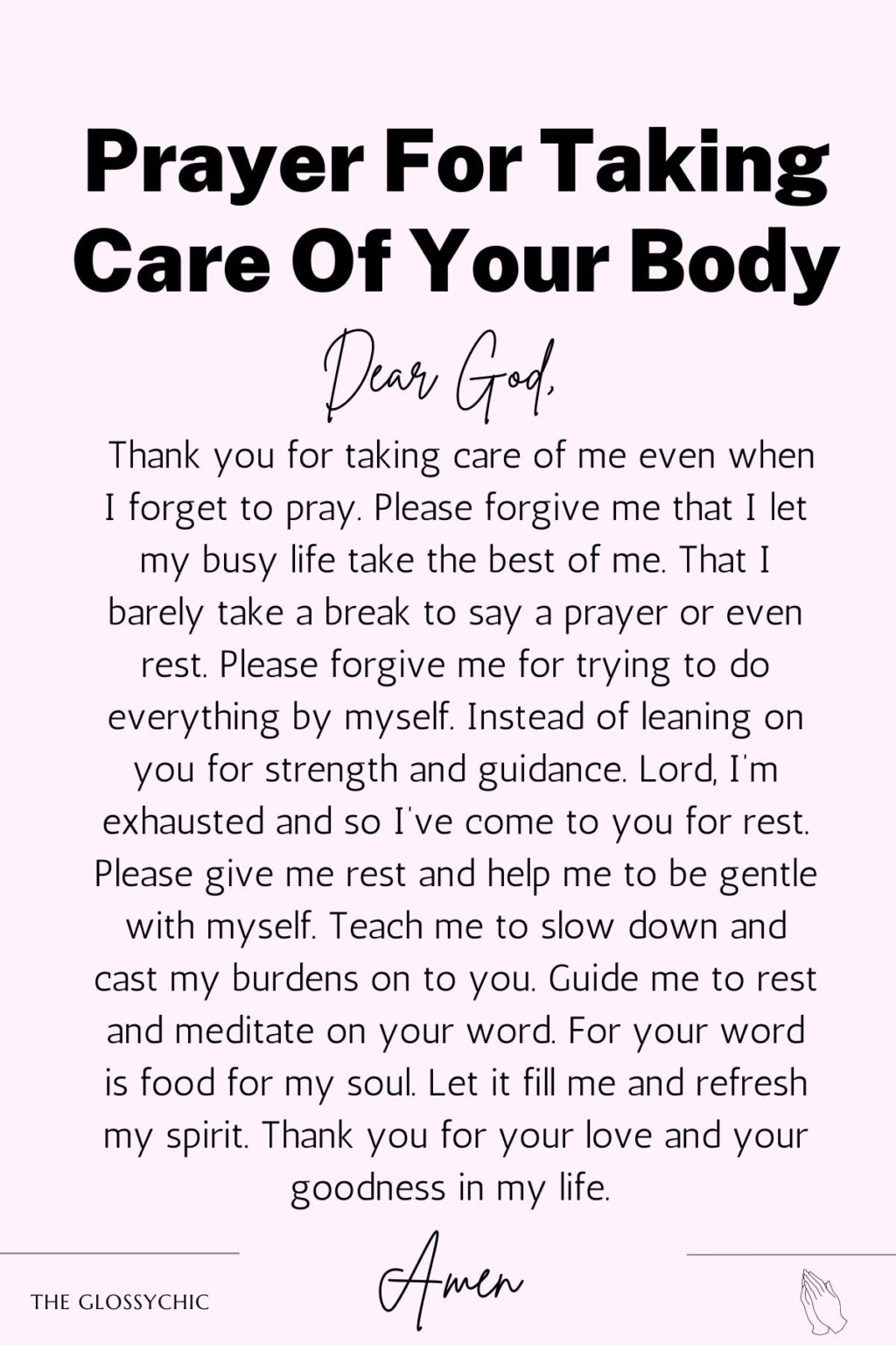 17 Prayer Points For Healing And Strength - The Glossychic