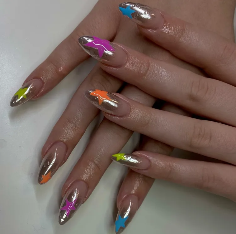 Chrome Nails For Spring 16