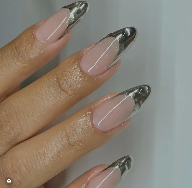 Chrome Nails For Spring 13