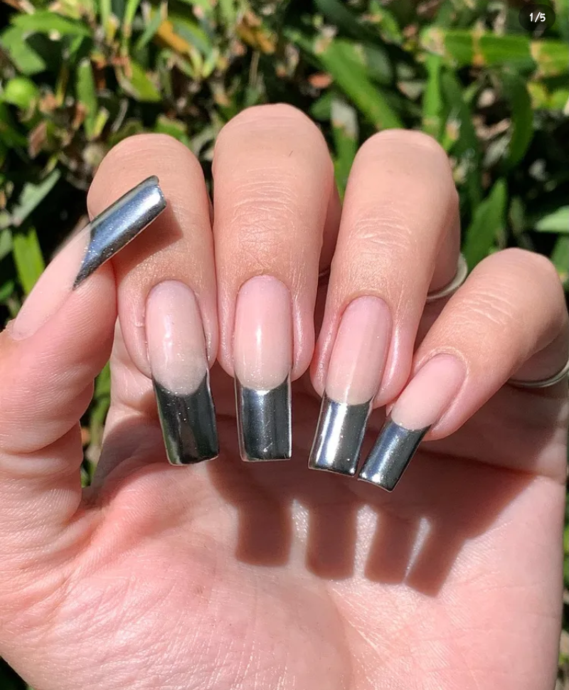 Chrome Nails For Spring 12