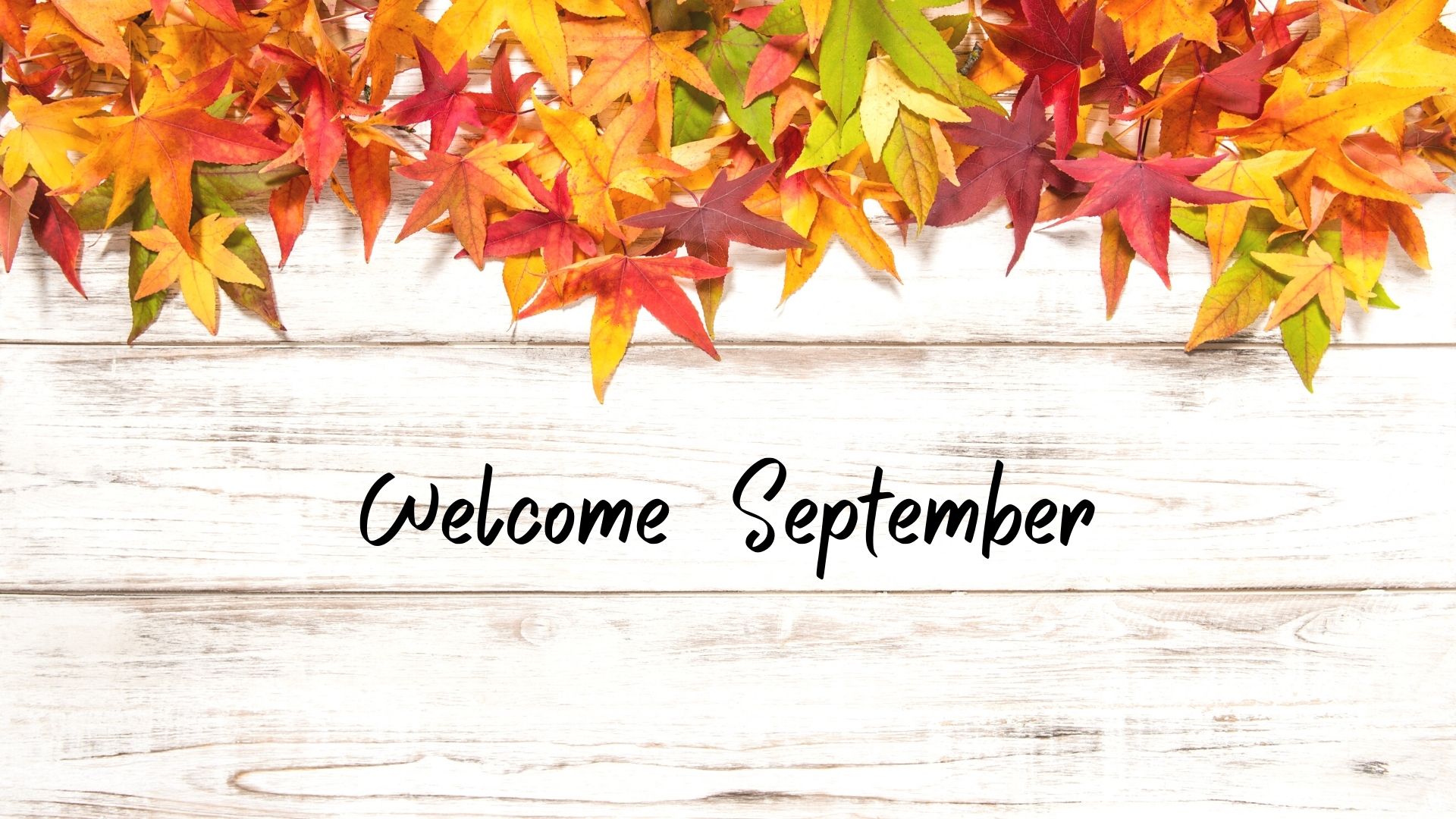 Welcome September desktop wallpaper
