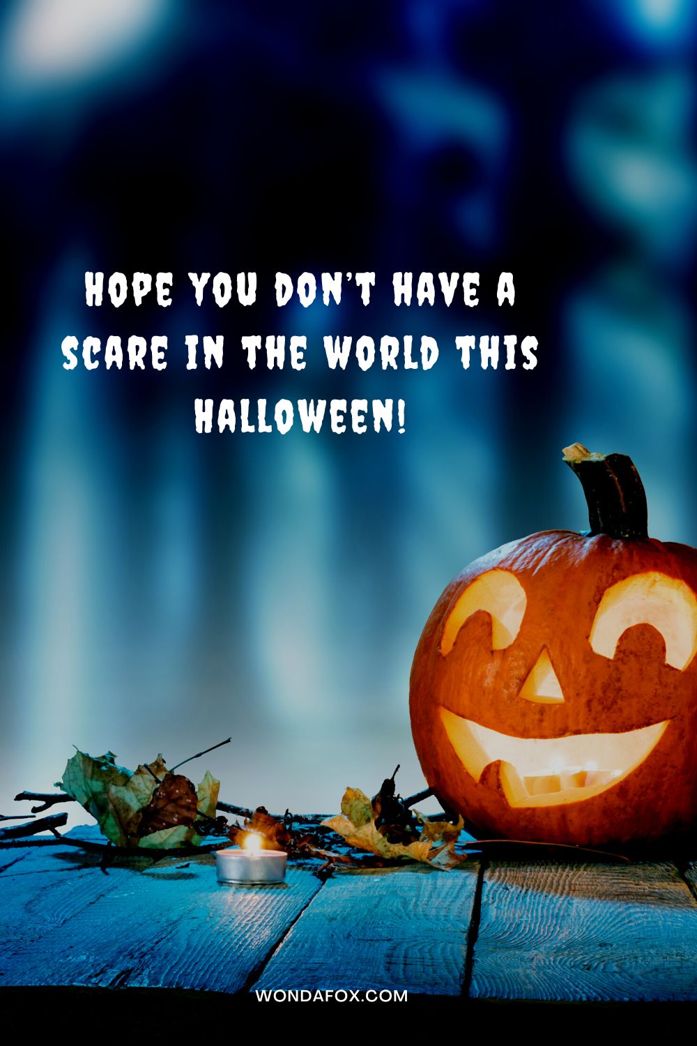 Hope you don’t have a scare in the world this Halloween! Unknown 