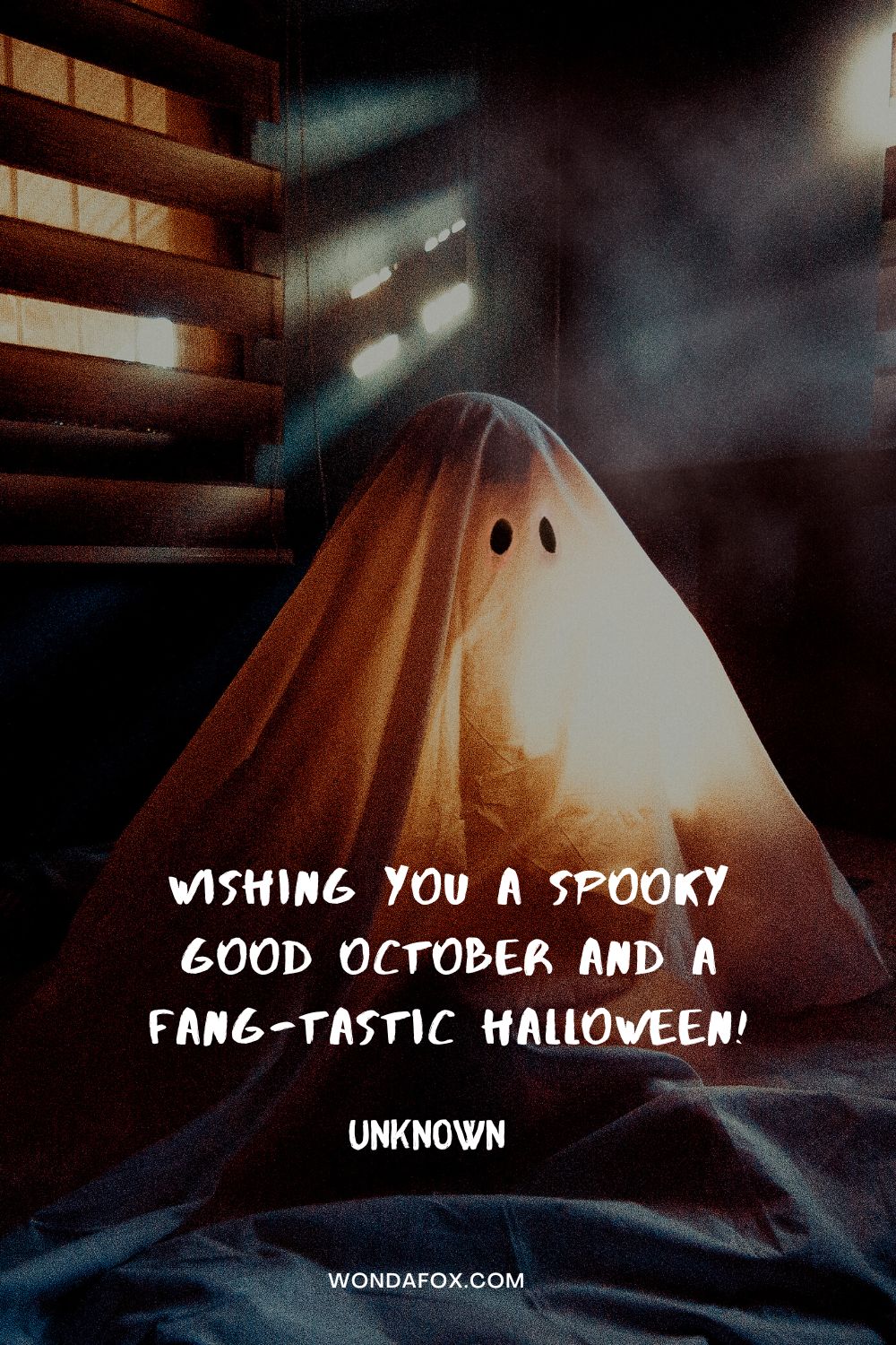 Wishing you a spooky good October and a fang-tastic Halloween! Unknown