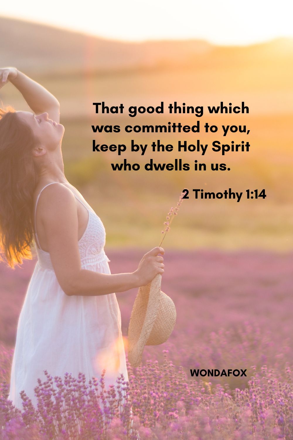 That good thing which was committed to you, keep by the Holy Spirit who dwells in us.
2 Timothy 1:14