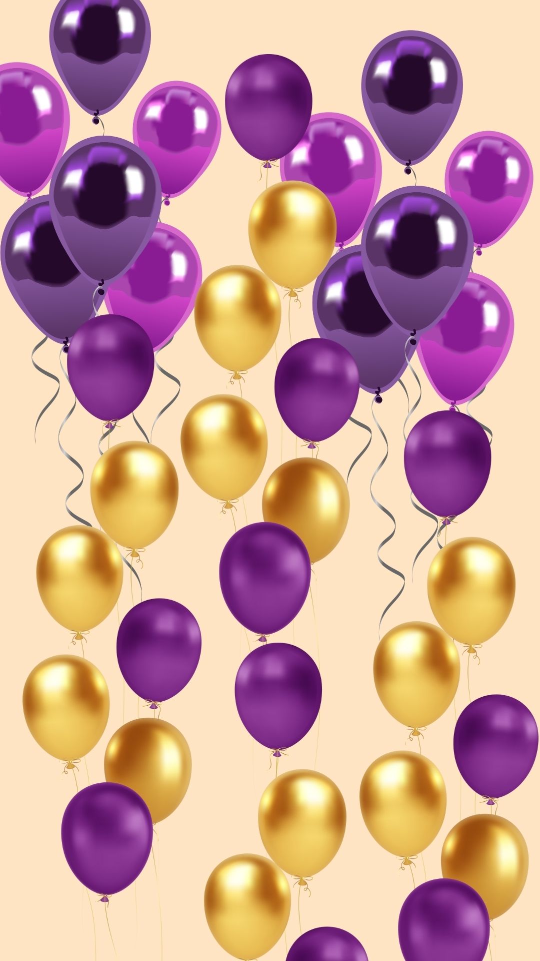 Purple Balloon Wallpaper For Phone