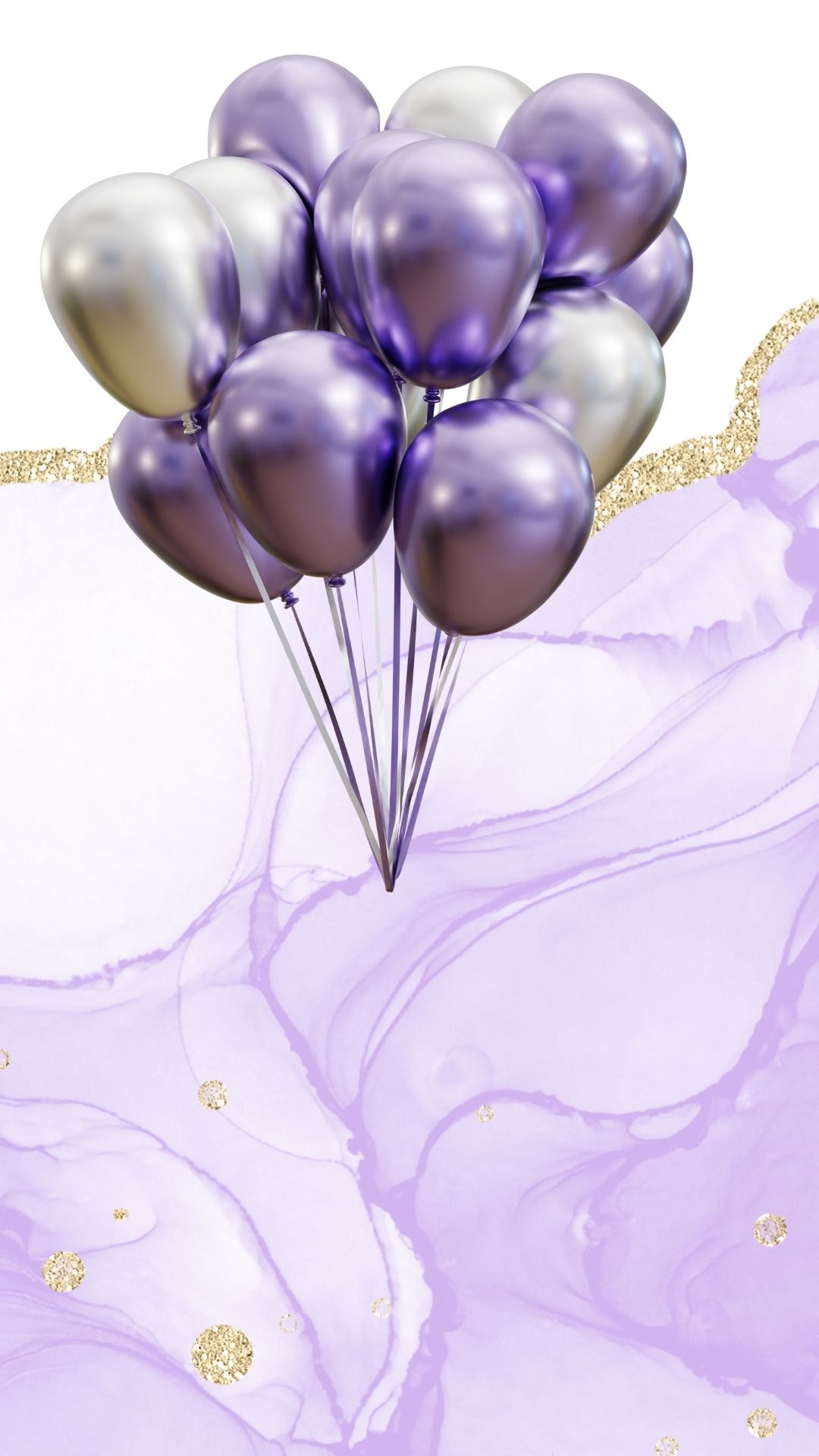 Purple Balloon Wallpaper For Phone