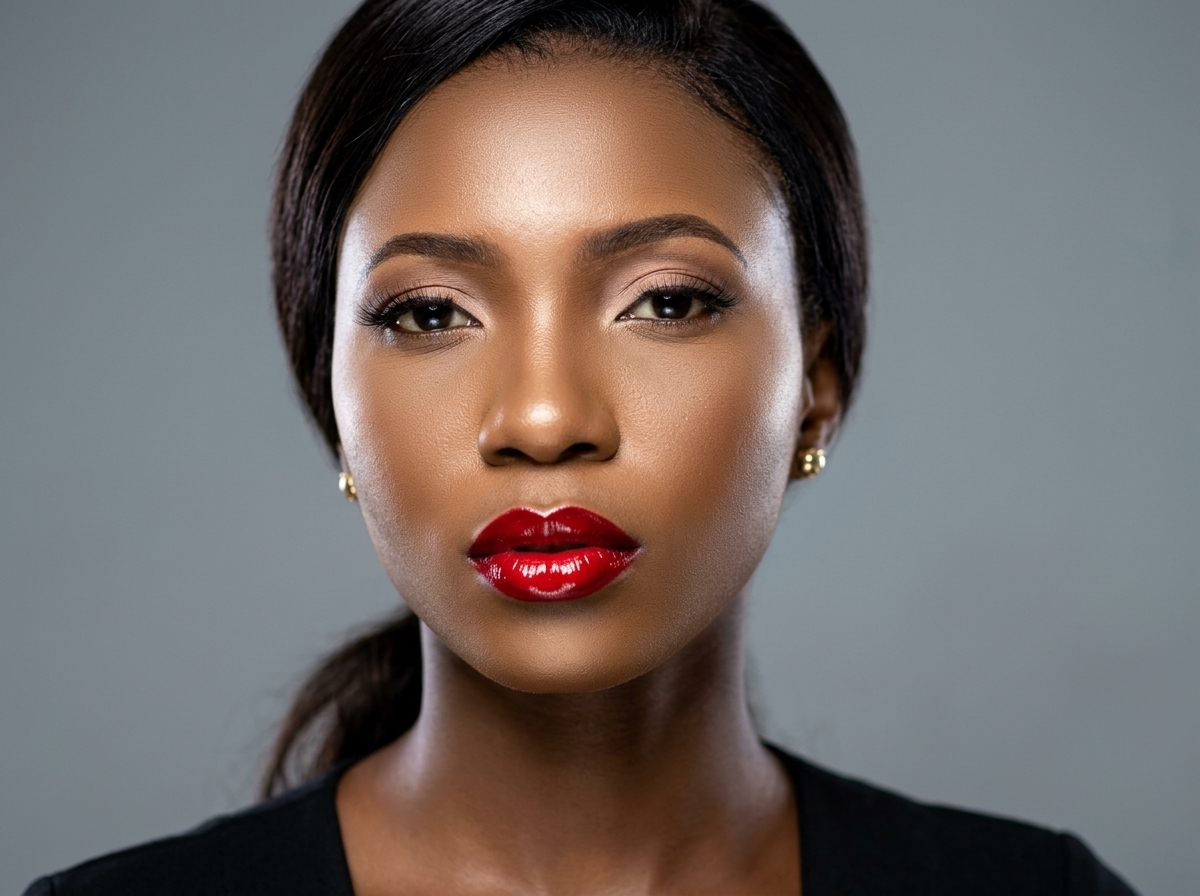 Ravishing red lipstick