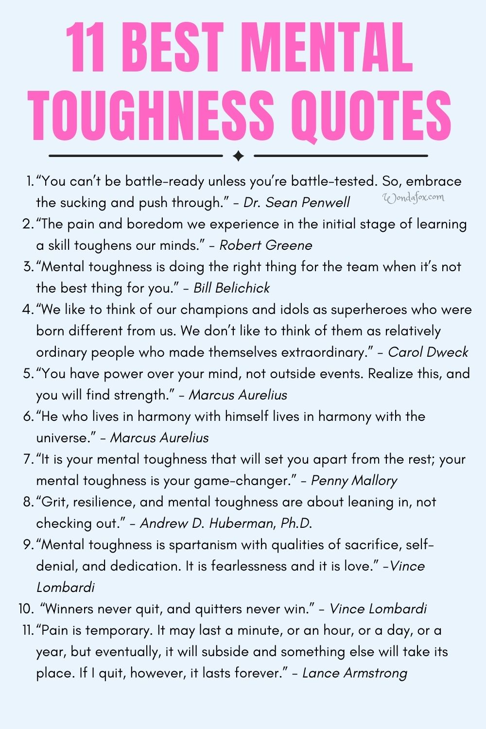 Best Mental Toughness Quotes