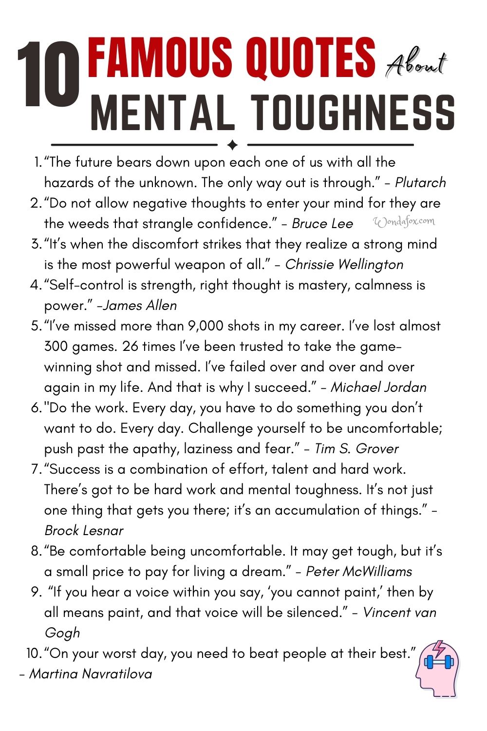 Famous Quotes About Mental Toughness