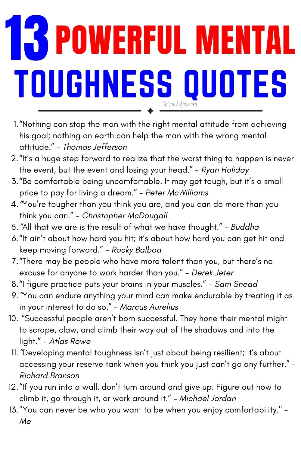 Powerful Mental Toughness Quotes