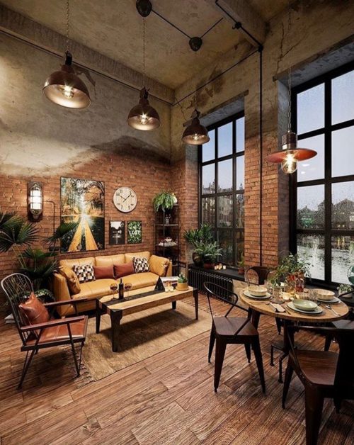 38 Stunning Industrial Loft Design Ideas - The Glossychic