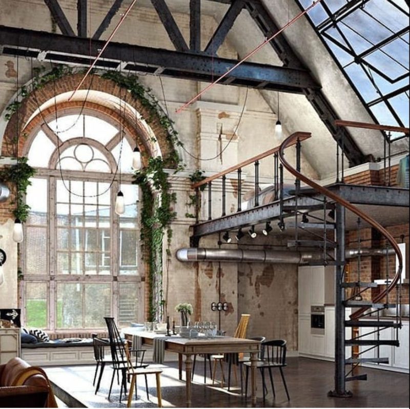 38 Stunning Industrial Loft Design Ideas - The Glossychic