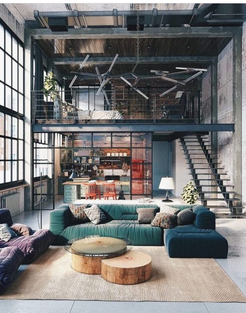 38 Stunning Industrial Loft Design Ideas - The Glossychic