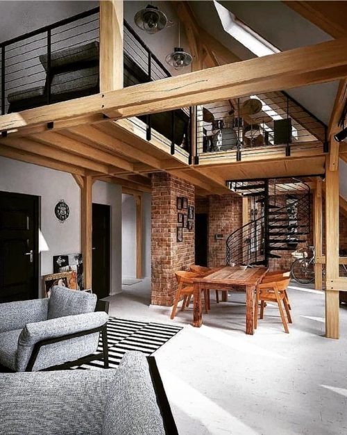 View of 38 Stunning Industrial Loft Design Ideas - The Glossychic