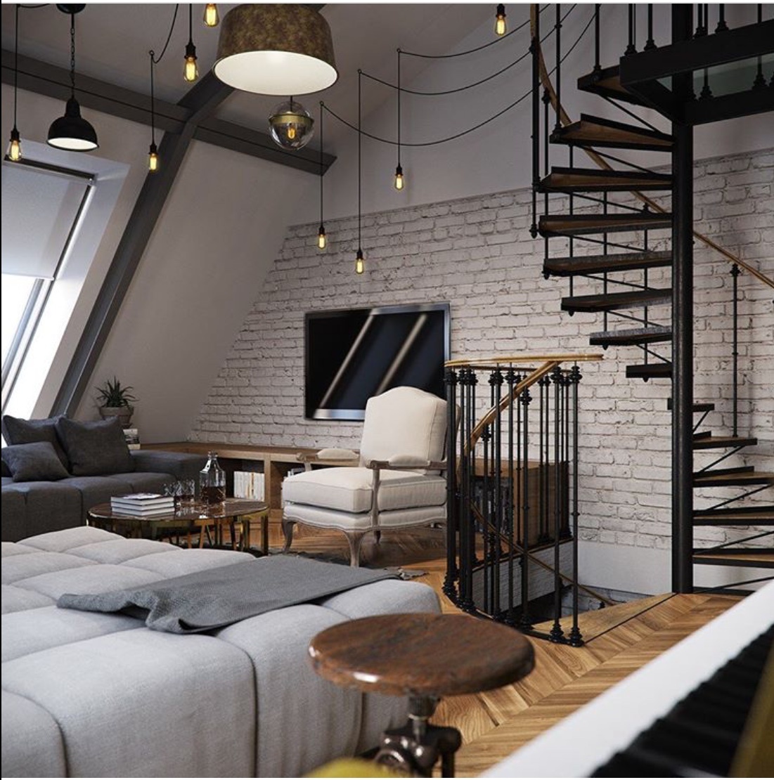 38 Stunning Industrial Loft Design Ideas 5