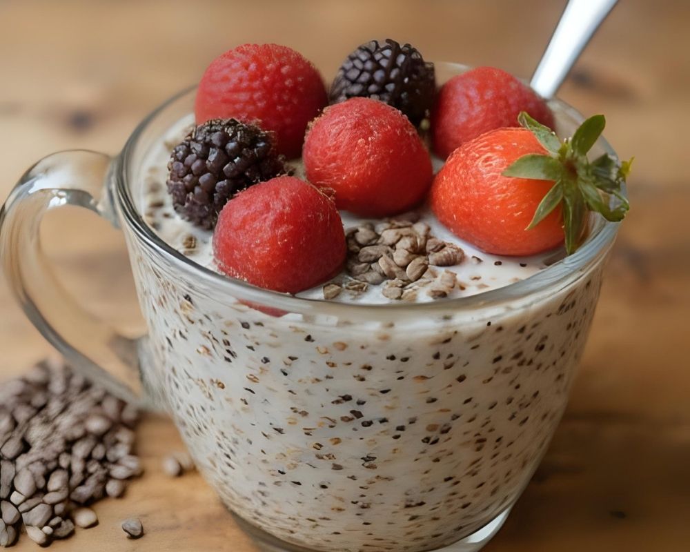 Creamy Overnight Hempseed Pudding