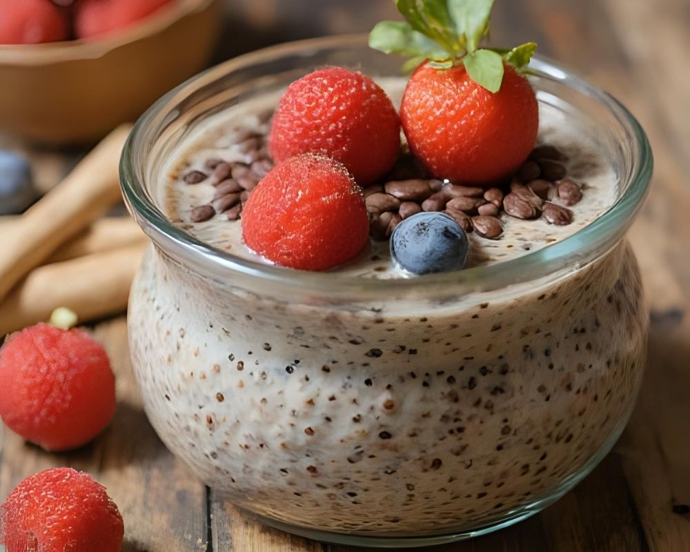 Creamy Overnight Hempseed Pudding