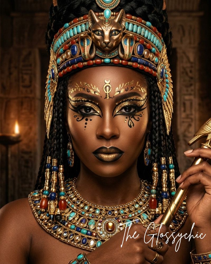 Egyptian Cat Goddess Makeup