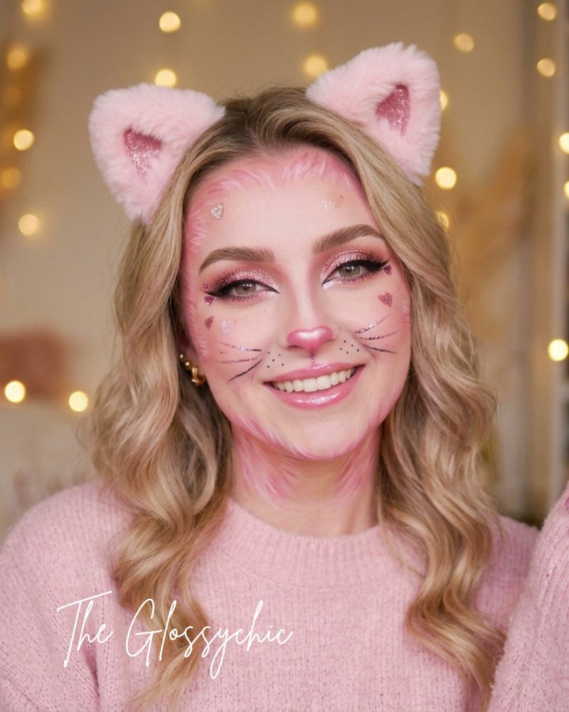 Pink Cat Makeup