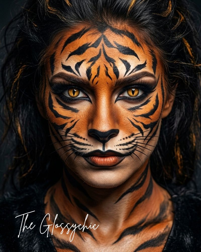 Tiger Cat Makeup