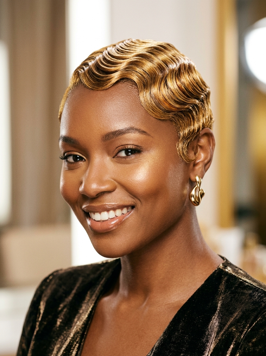 14 Beautiful Finger Waves Hairstyles