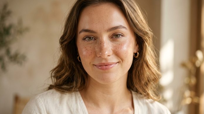 Young_woman_with_glowing_skin_202605080949 4 Faux Freckles Makeup Tutorials