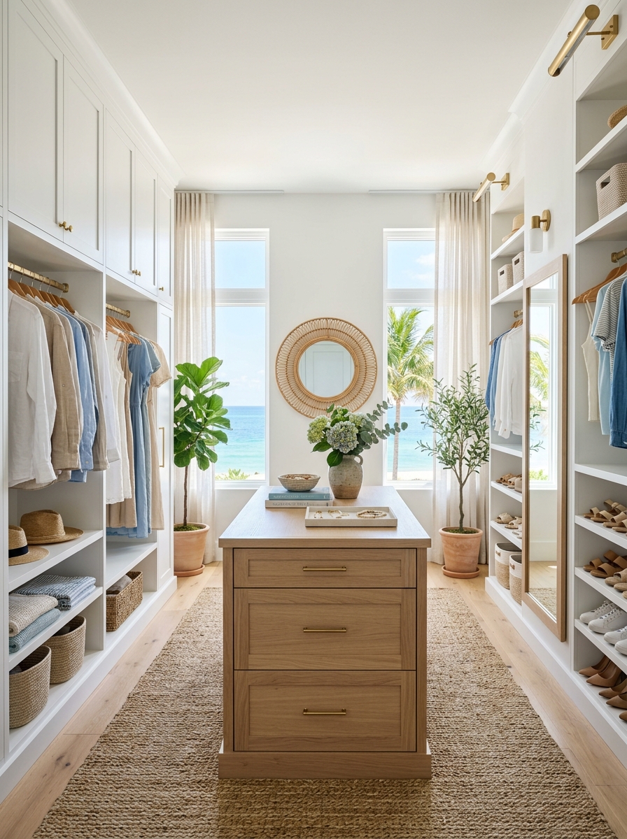 The Coastal Luxury Closet