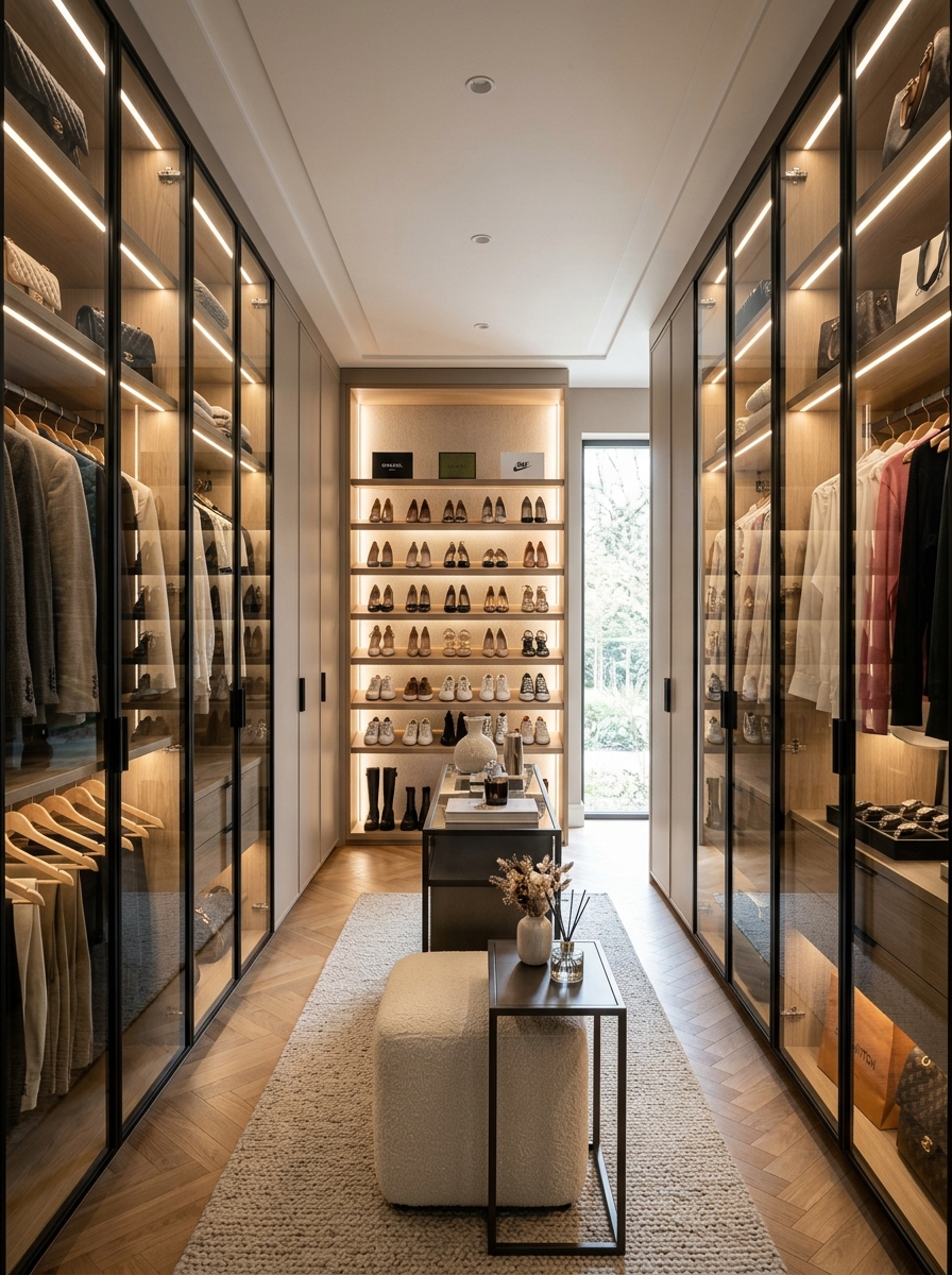  The Glass Wardrobe Closet