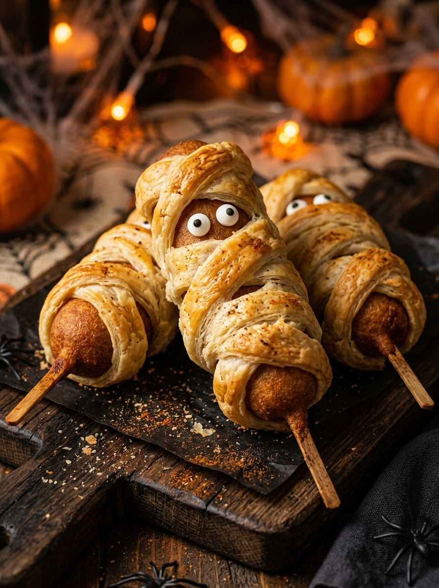 Mummified Corn Dogs
