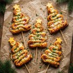 Cheesy Christmas Tree Pizza Twists