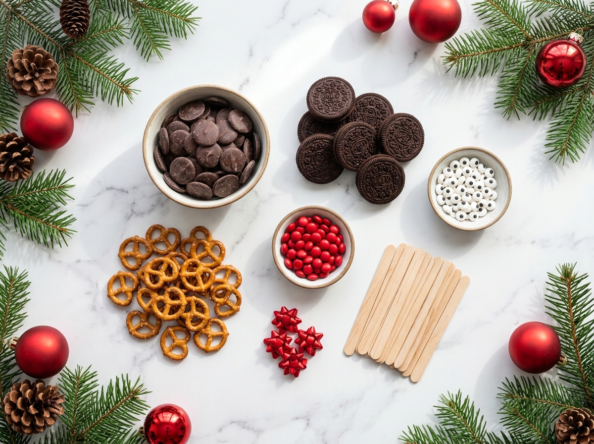 How To Make Chocolate Reindeer Oreo Pops