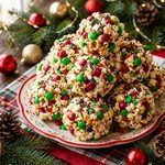 Easy Festive Popcorn Balls For The Holidays 1