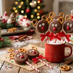 Easy Chocolate Reindeer Oreo Pops
